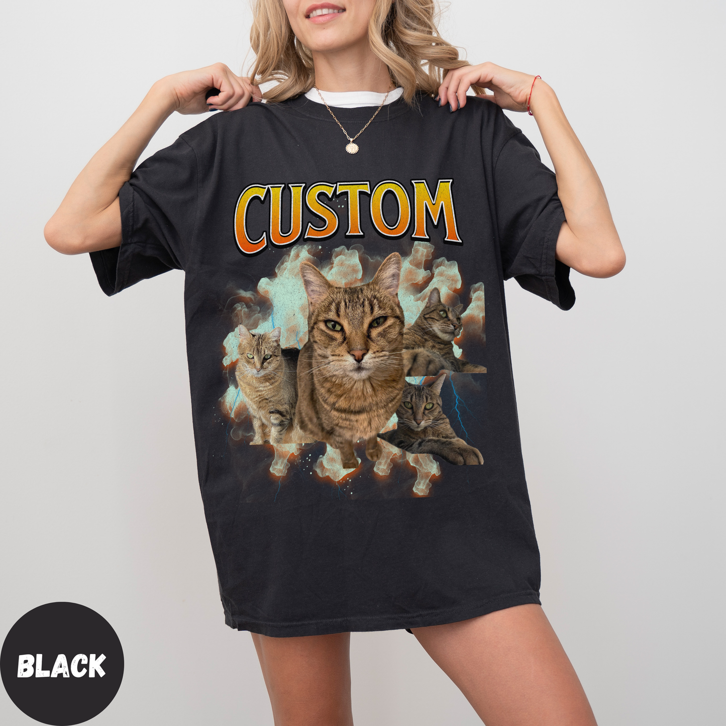 Comfort Colors Custom Cat Bootleg Shirt
