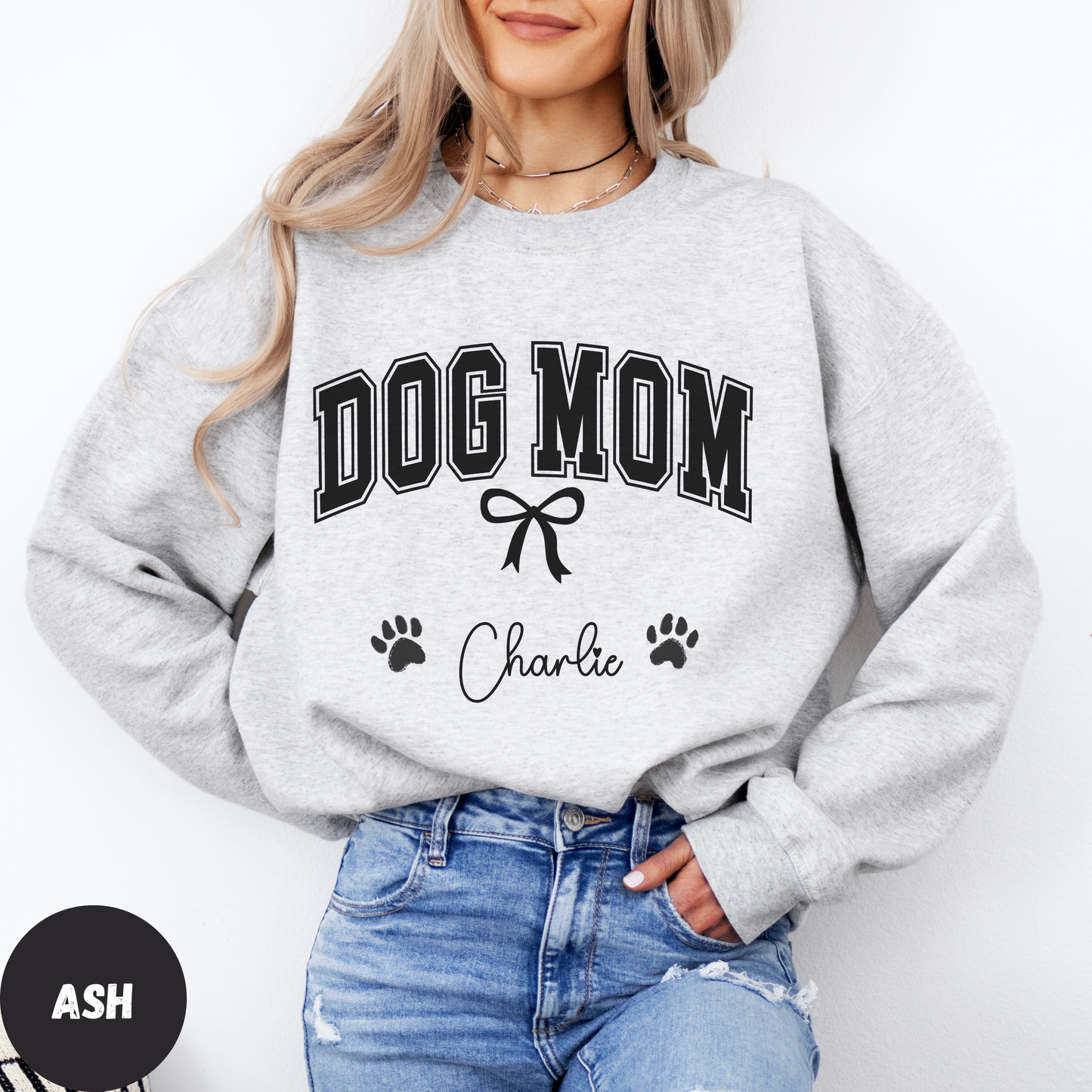 Custom Dog Mom Sweatshirt