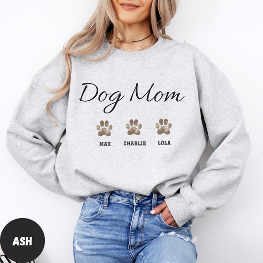 Custom Dog Mom Sweatshirt