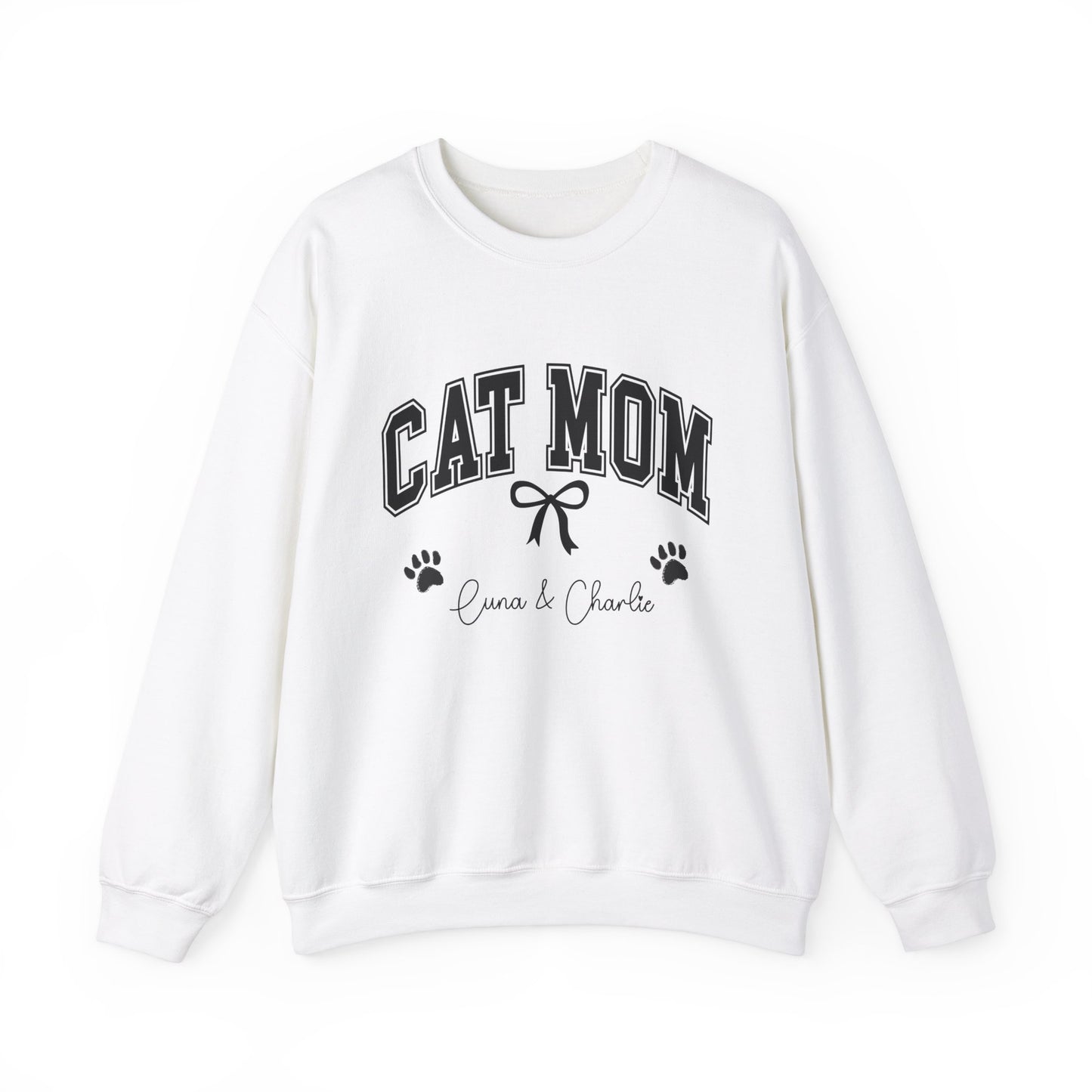 Custom Cat Mom Sweatshirt