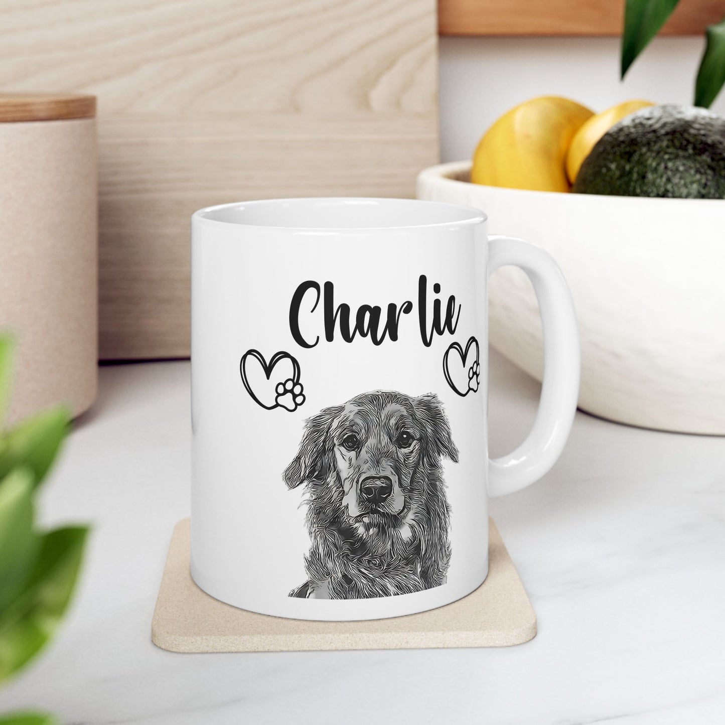 Custom Pet Portrait Mug