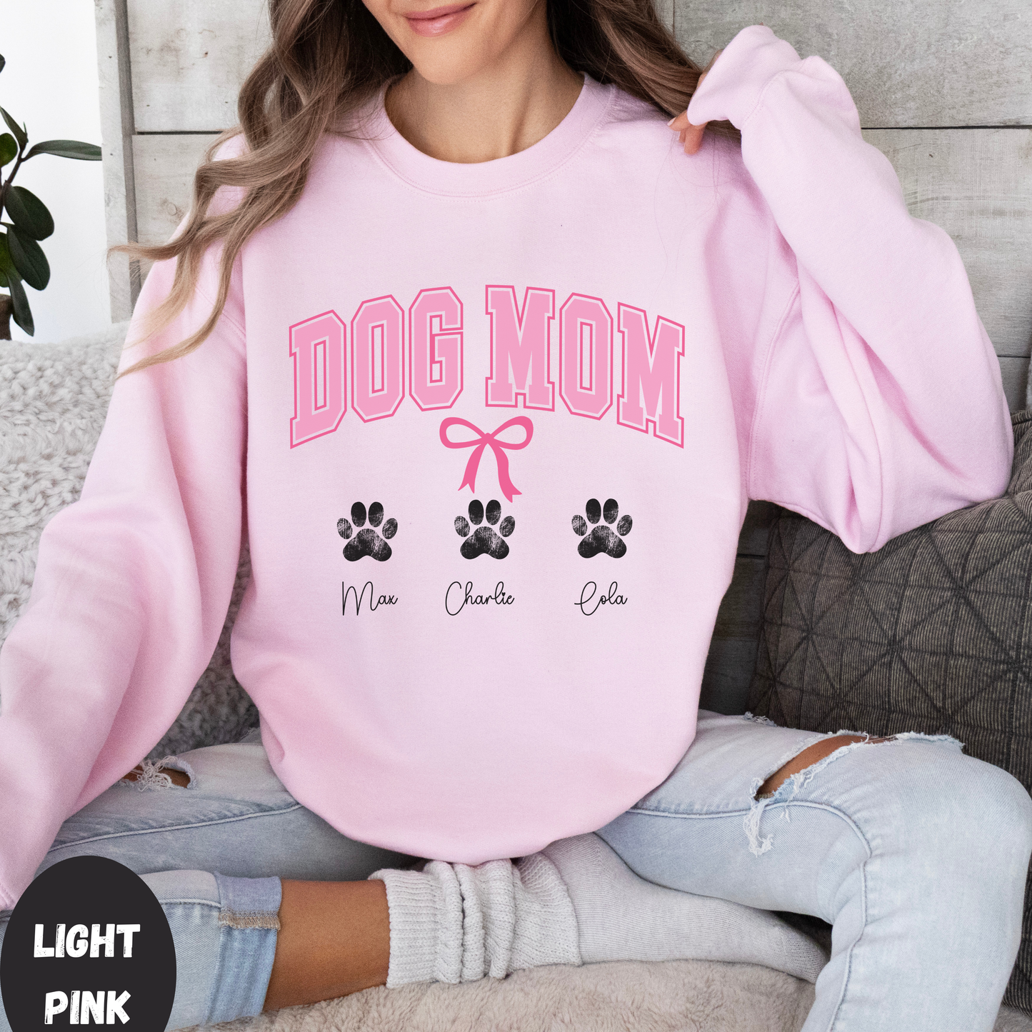 Custom Dog Mom Sweatshirt