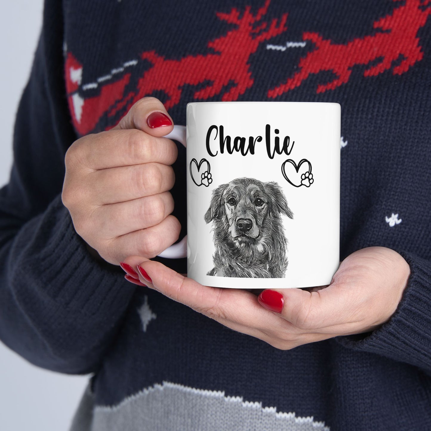 Custom Pet Portrait Mug