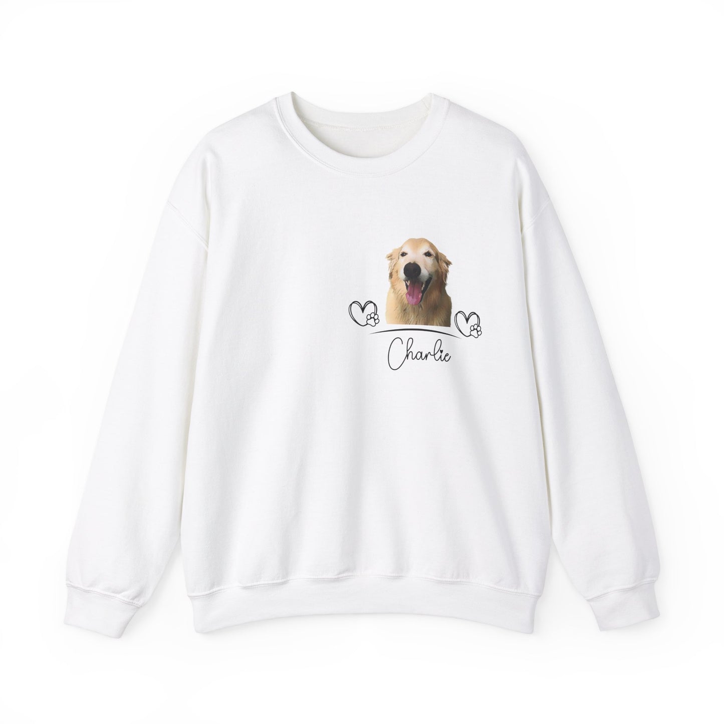 Custom Dog Face Sweatshirt