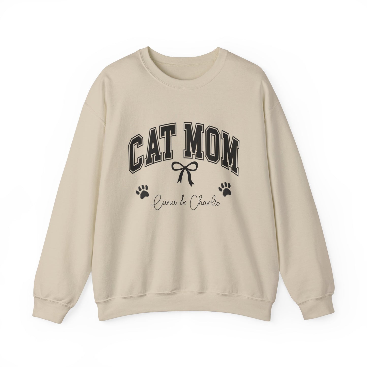 Custom Cat Mom Sweatshirt