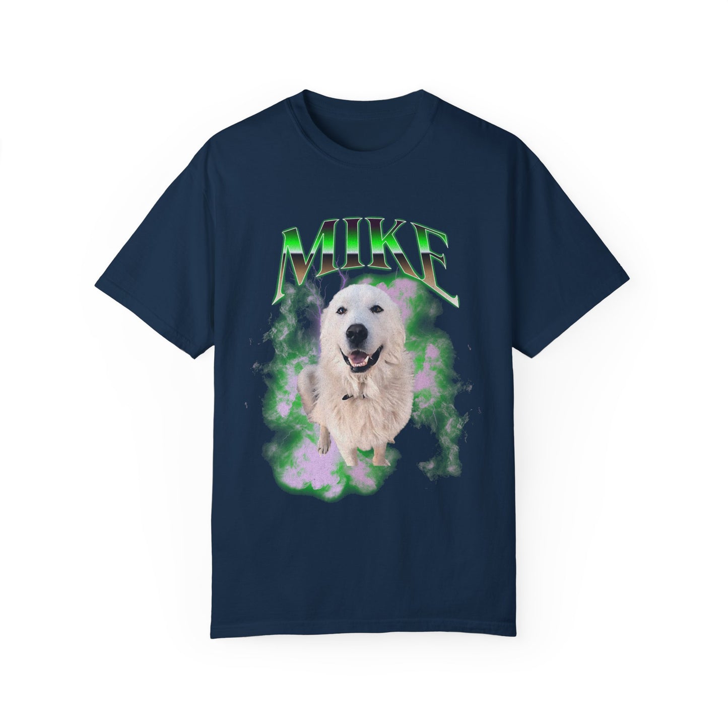 Comfort Colors Custom Dog Bootleg - Green Design