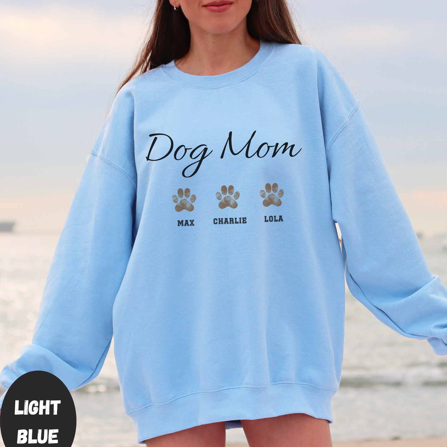 Custom Dog Mom Sweatshirt