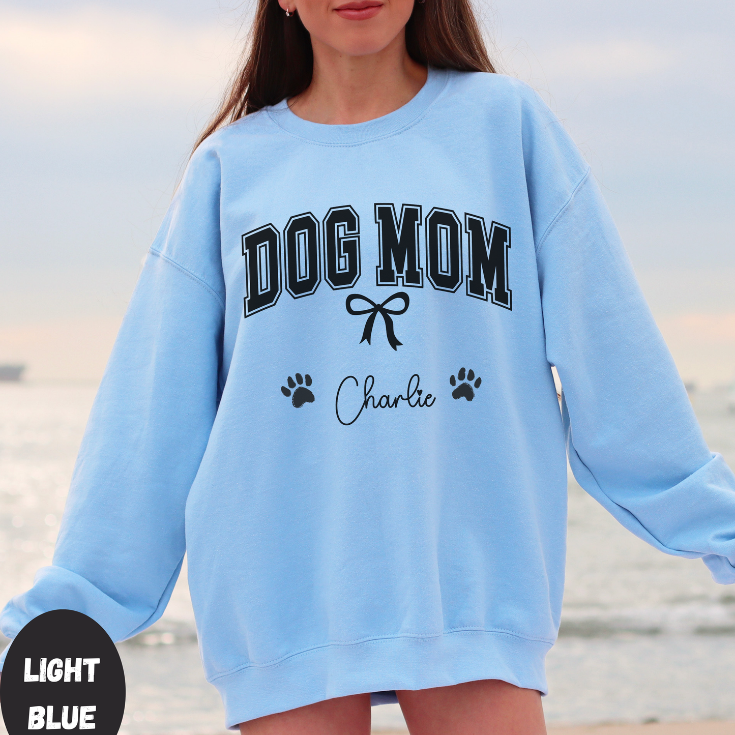 Custom Dog Mom Sweatshirt