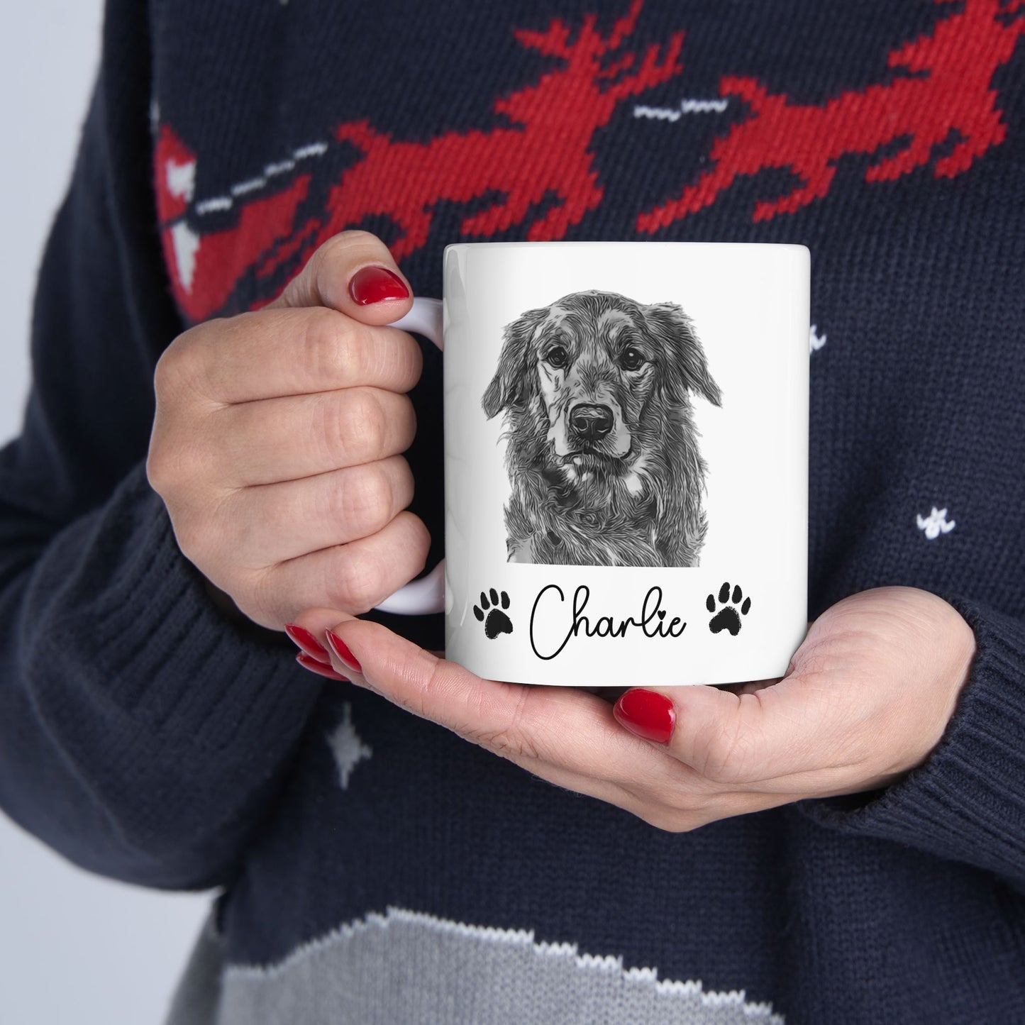 Custom Pet Portrait Mug