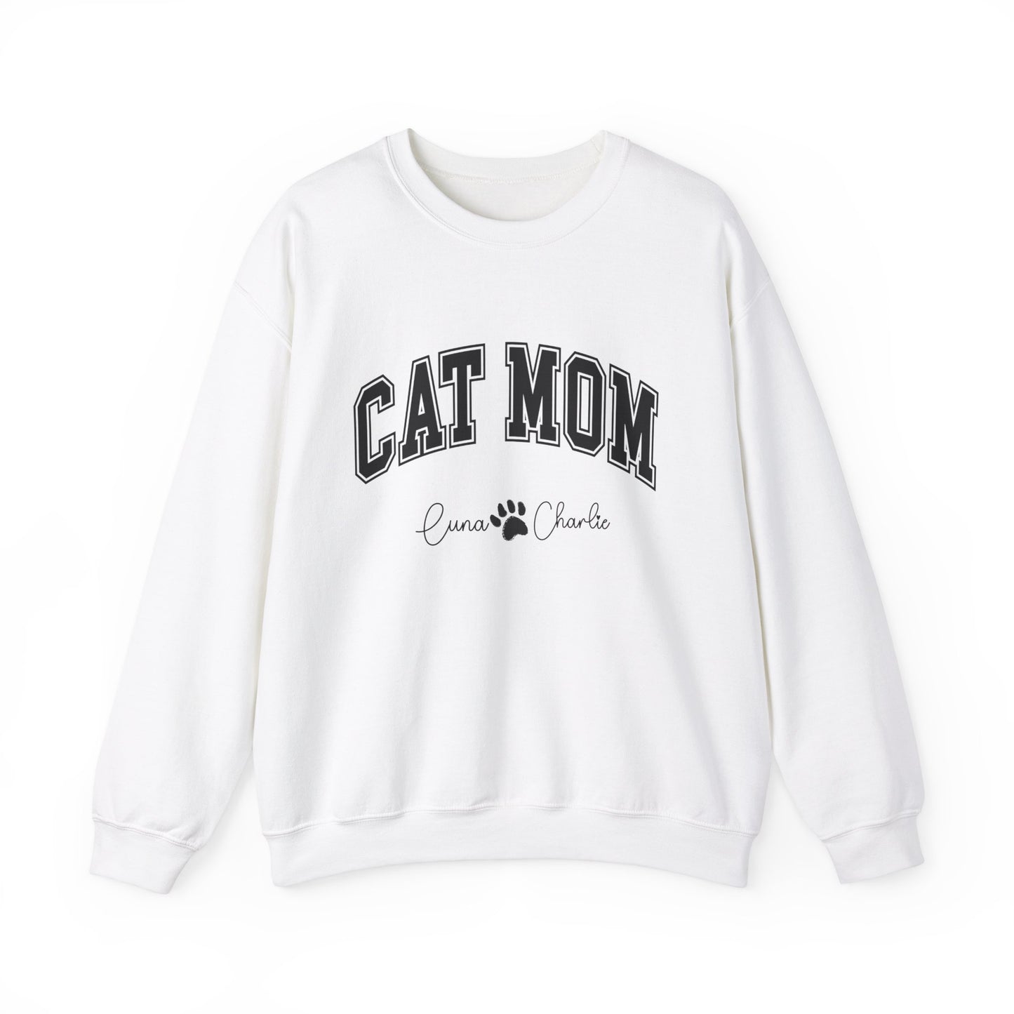 Custom Cat Mom Sweatshirt