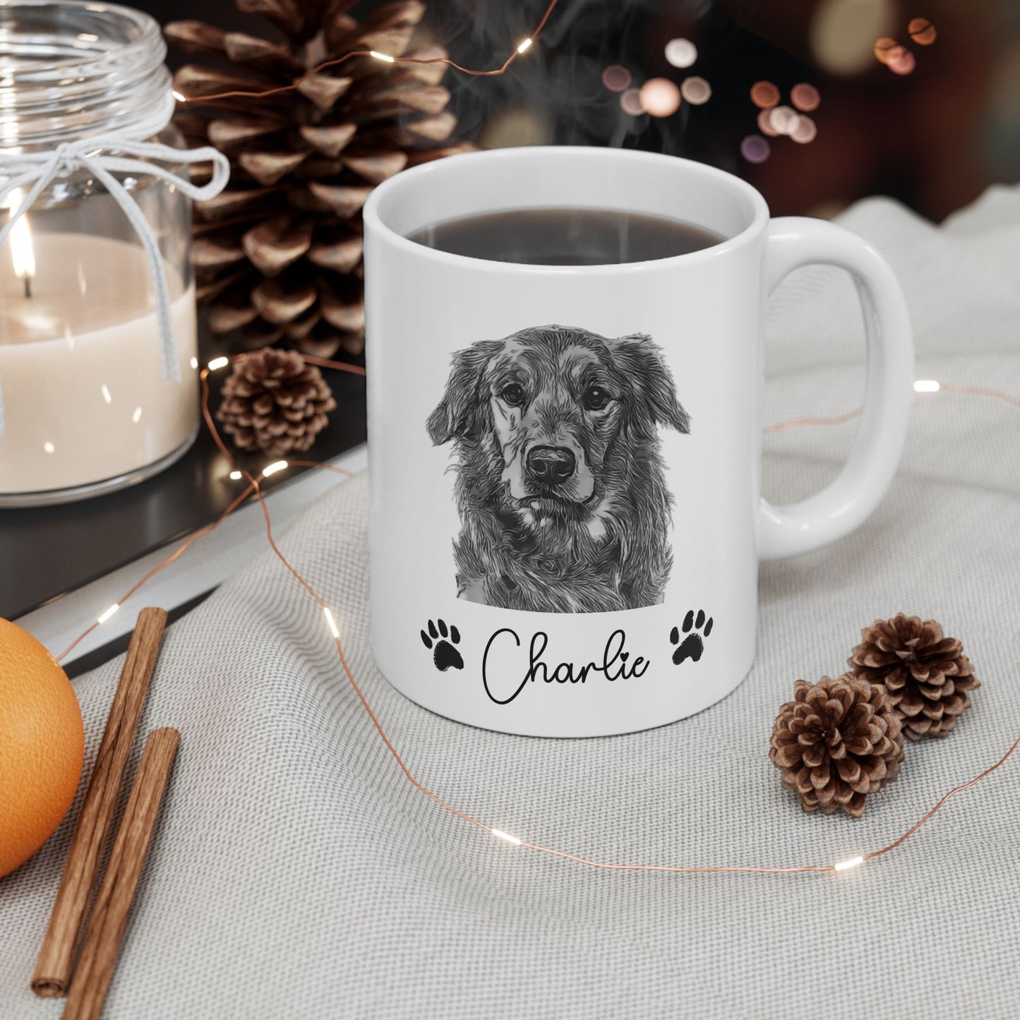 Custom Pet Portrait Mug