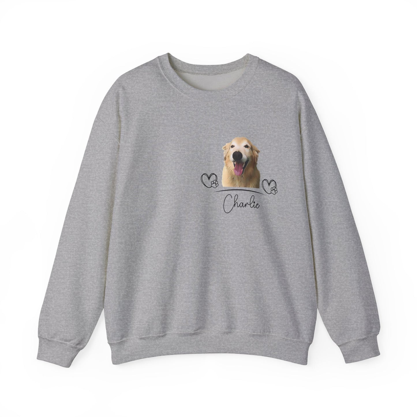 Custom Dog Face Sweatshirt