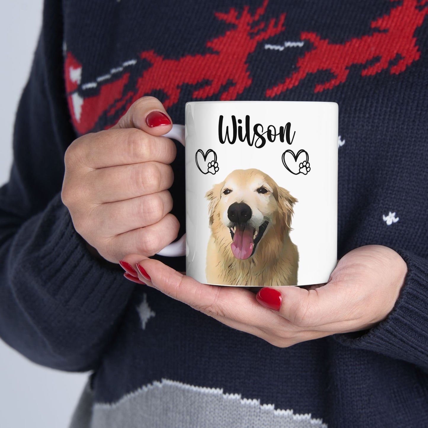 Custom Pet Portrait Mug