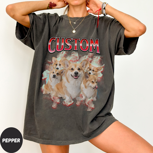 Comfort Colors Custom Pet Bootleg Shirt