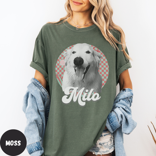 Comfort Colors® Custom Vintage Pet Retro 90s Graphic T-Shirt