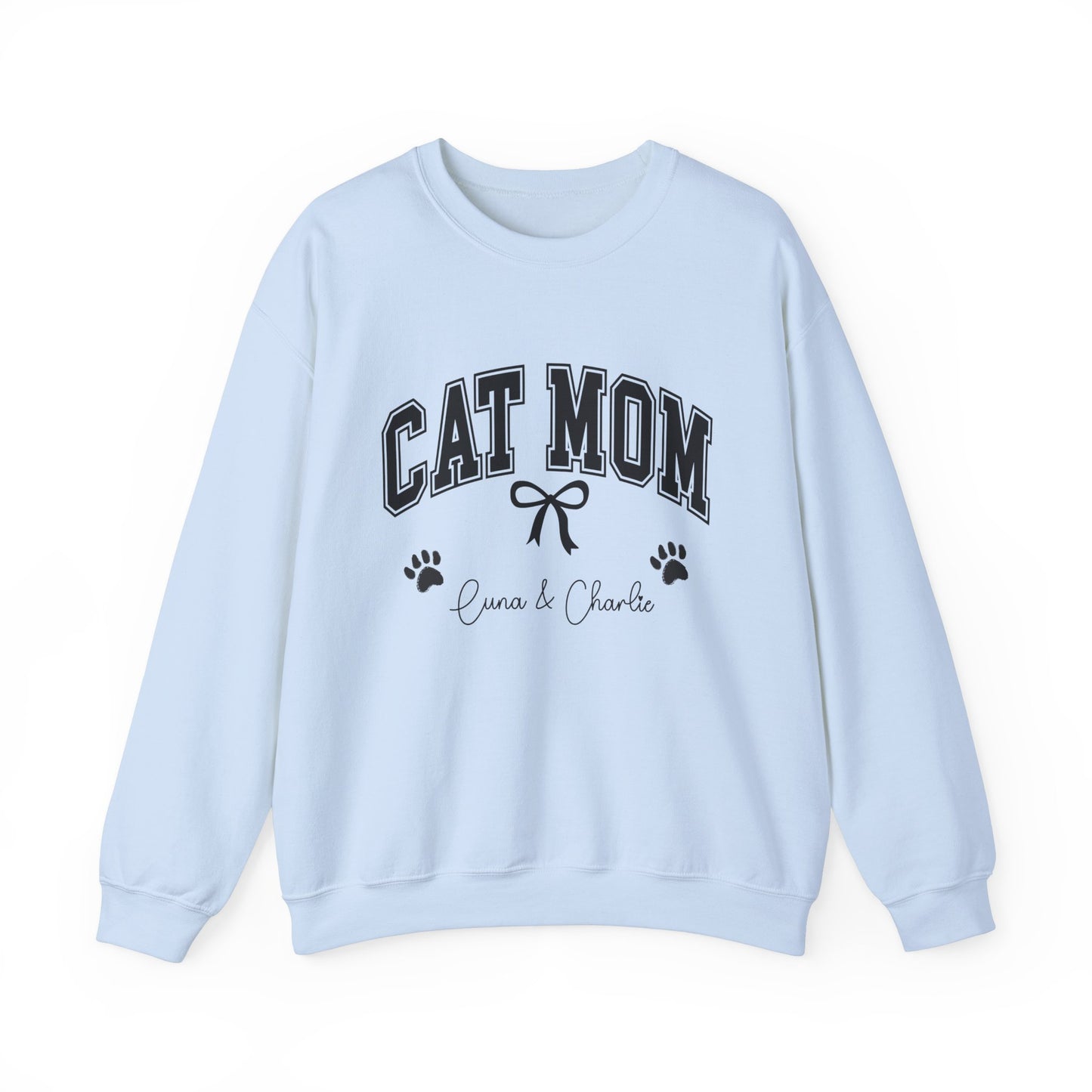 Custom Cat Mom Sweatshirt