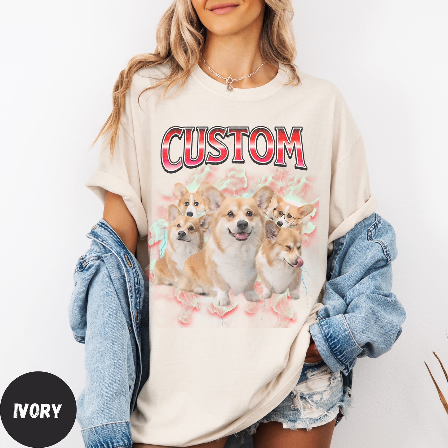 Comfort Colors Custom Pet Bootleg Shirt