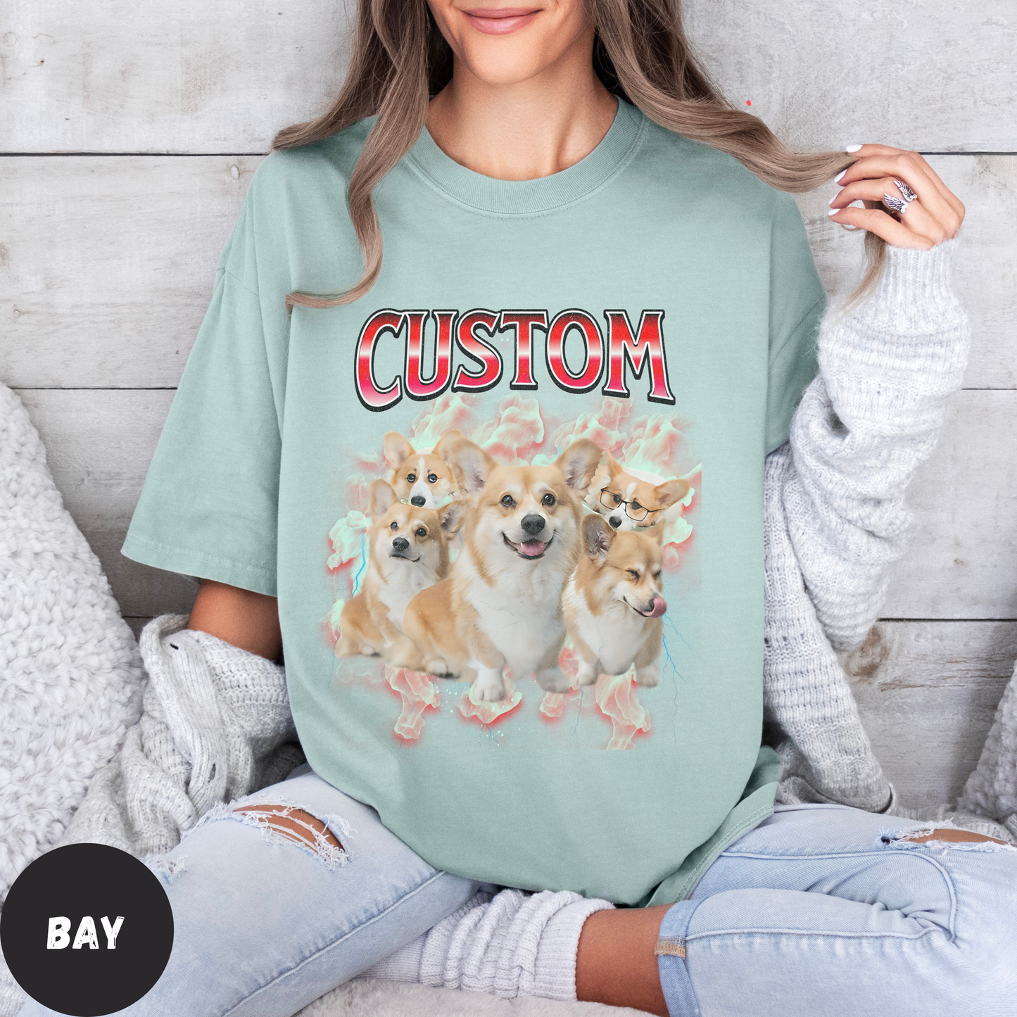 Comfort Colors Custom Pet Bootleg Shirt