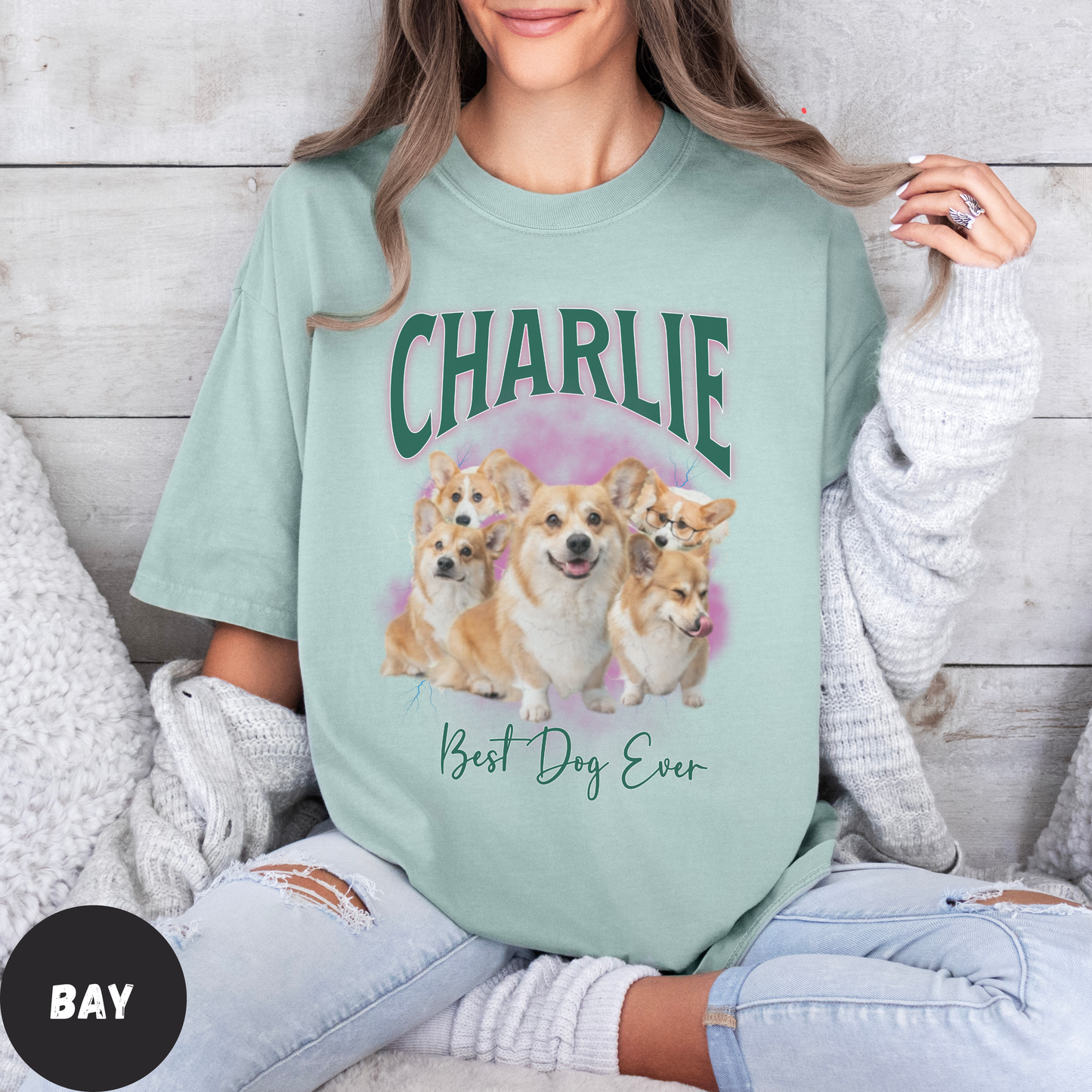 Comfort Colors Custom Pet Bootleg Shirt