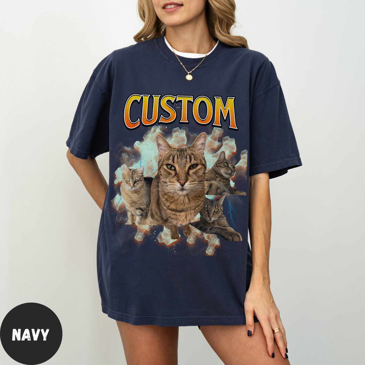 Comfort Colors Custom Cat Bootleg Shirt