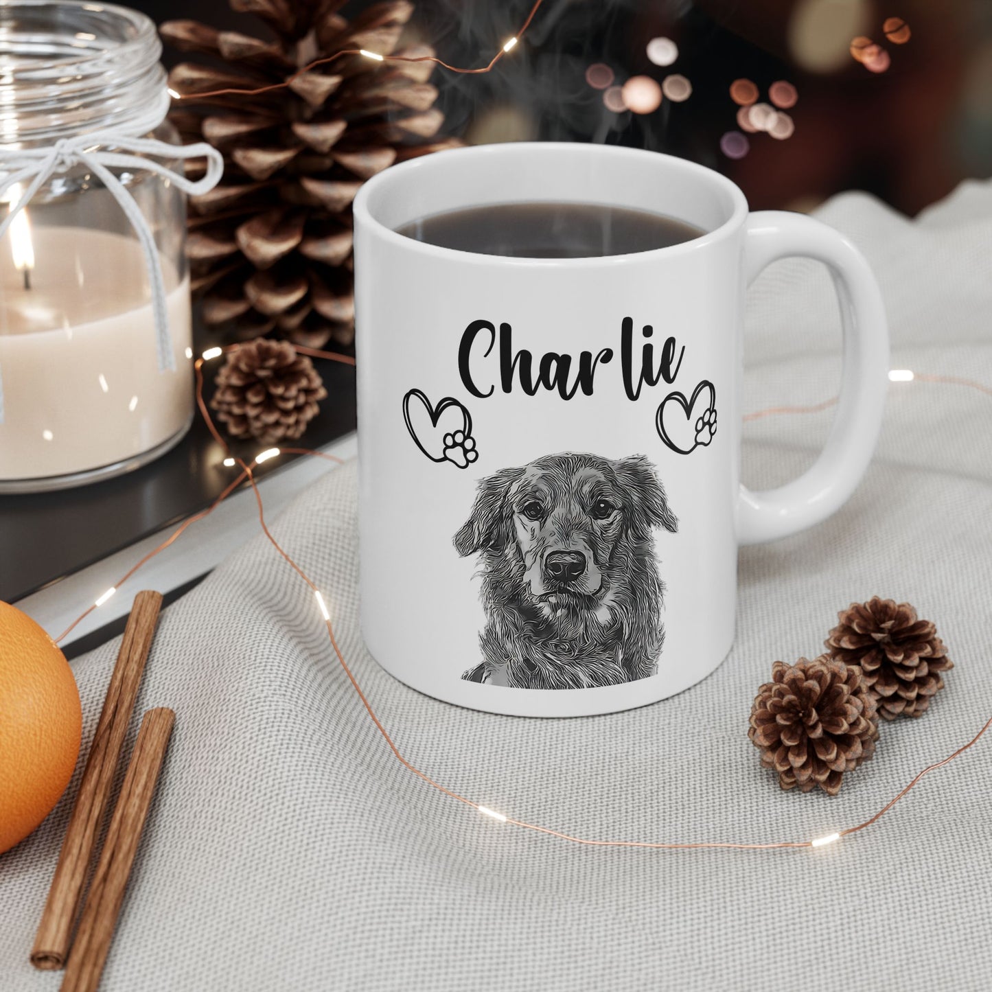 Custom Pet Portrait Mug