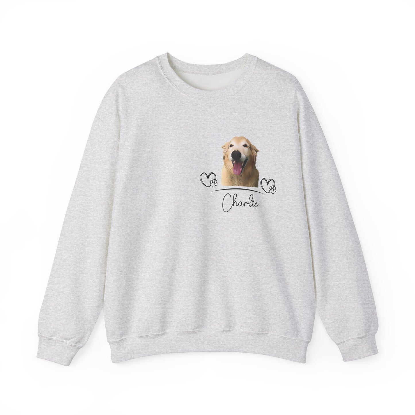 Custom Dog Face Sweatshirt