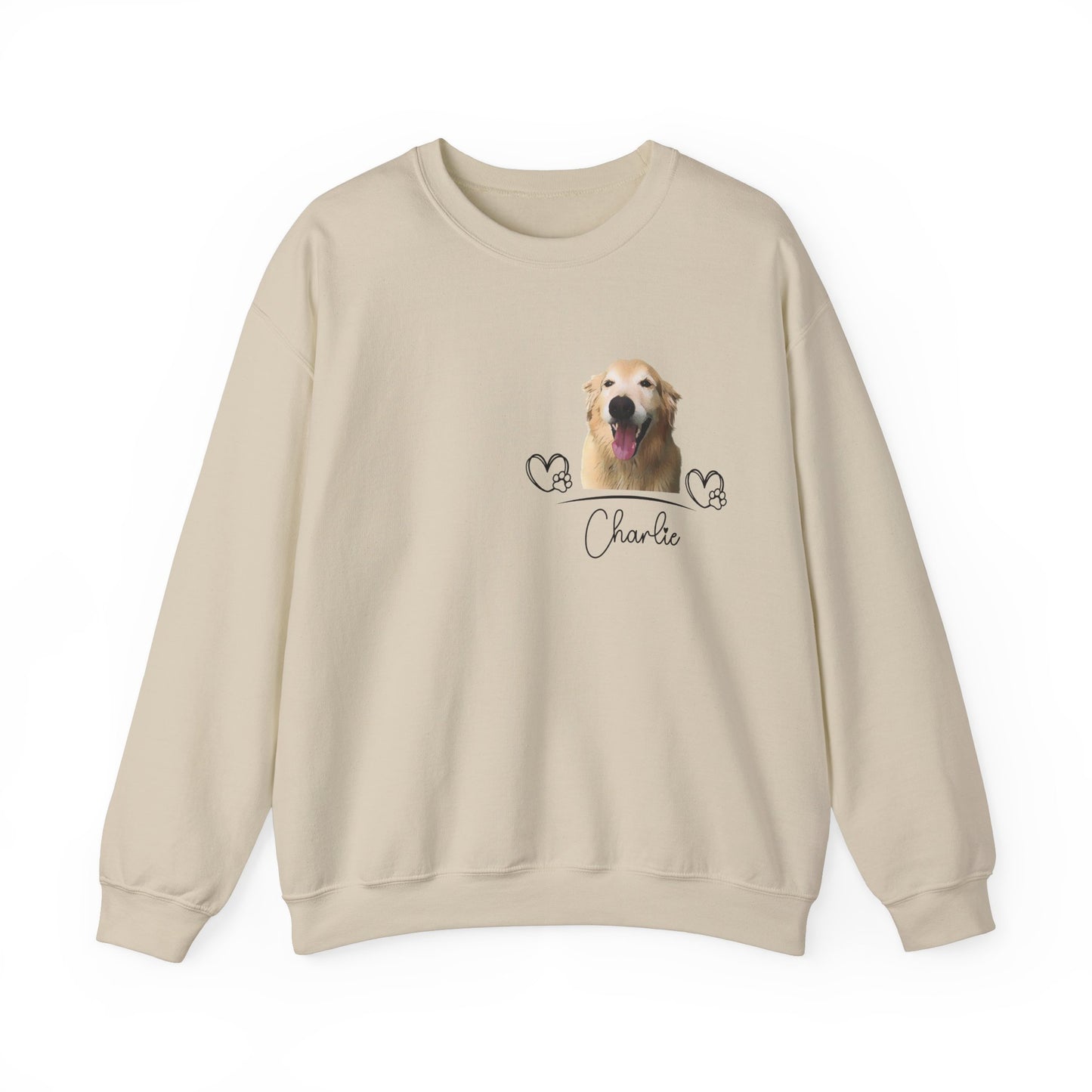 Custom Dog Face Sweatshirt